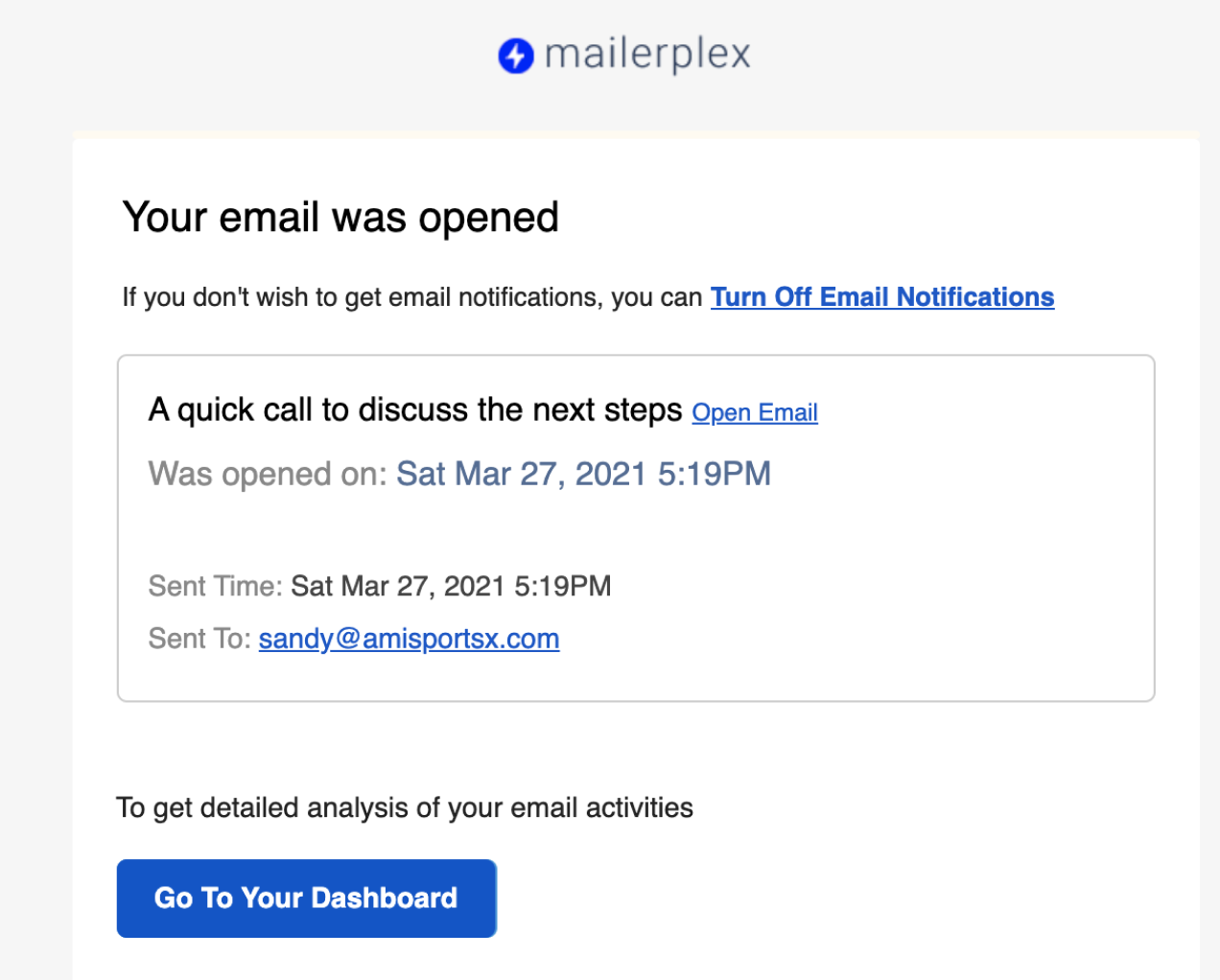 How to disable Email notification? MailerPlex Support