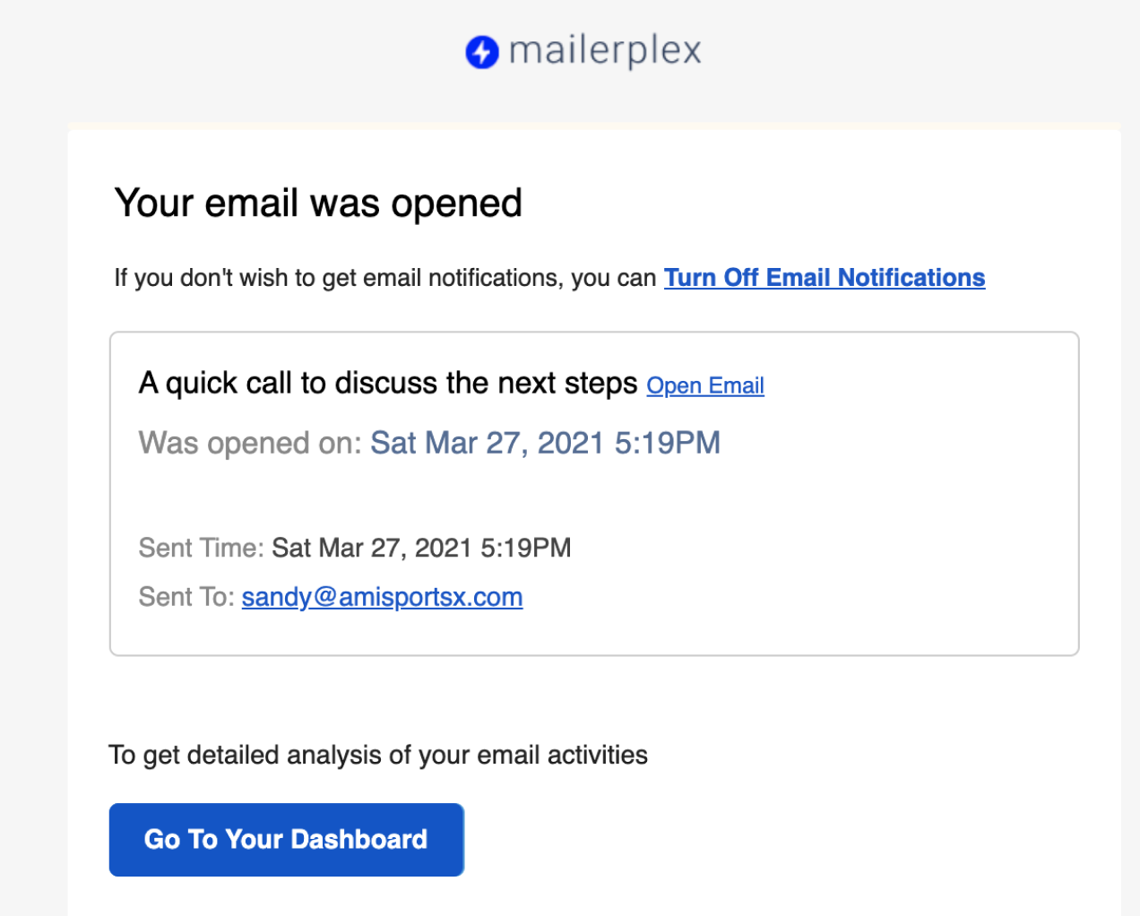 How To Disable Email Notification MailerPlex Support